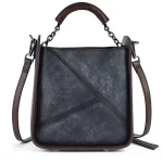 Women Retro Reindeer Design Top-handle Shoulder Bag - Image 5