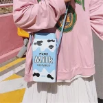 Women Fashion Cartoon Milk Crossbody Bag - Image 6