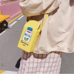 Women Fashion Cartoon Milk Crossbody Bag - Image 8