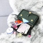 Women Leisure Solid Color Patchwork Crossbody Bag - Image 3