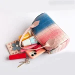 Women Fashion Gradient Color Crocodile Pattern Crossbody Bag - Image 2