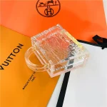 Women Fashion Transprent Ice Crack Chain Acrylic Evening Bag - Image 3