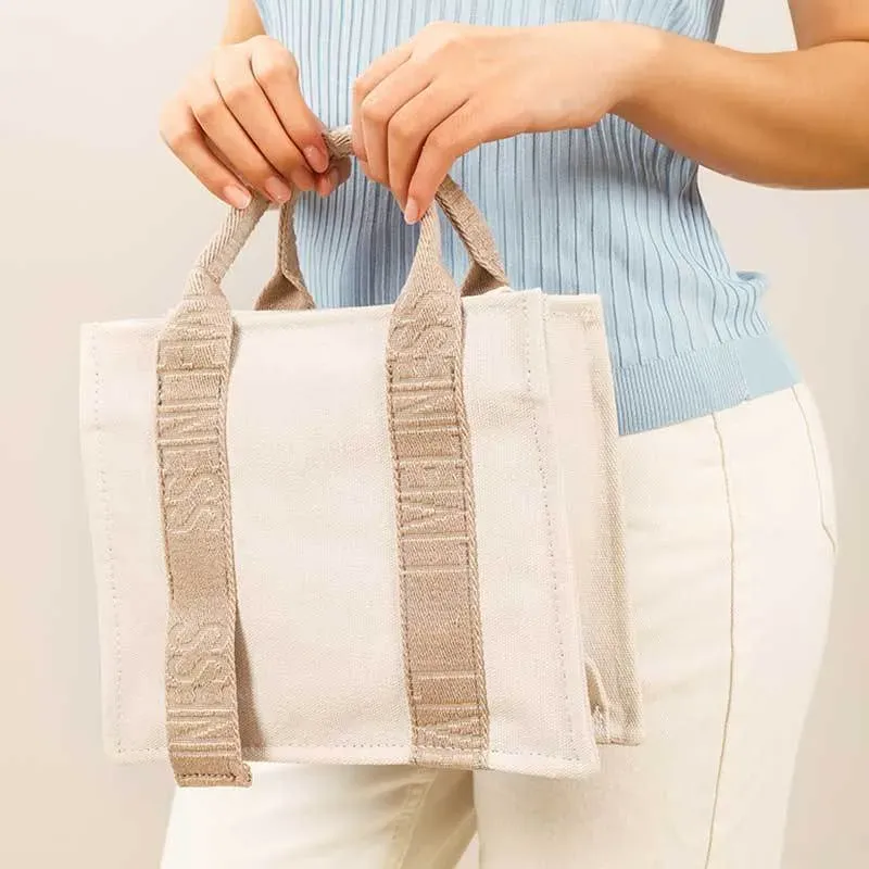 T1035CAA9A_118121.webp Women Casual Basic Letter Embroidery Design Large Capacity Canvas Tote - Image 1