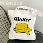 Women Casual Cartoon Pattern Large Capacity Canvas Tote Bag - Image 4