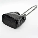 Women Fashion Sparkling Drawstring Design Sequin Decorative Bucket Evening Bag - Image 4