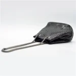 Women Fashion Sparkling Drawstring Design Sequin Decorative Bucket Evening Bag - Image 5