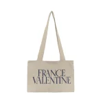 Fashion Women Simple Letter Valentine Large-Capacity Canvas Tote Bag - Image 5