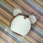 Women Fashion Simple Solid Color One Shoulder Woven Bag - Image 4