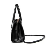 3 In 1 Women Fashion Crocodile Embossed Tote Bag Three Piece Set - Image 3