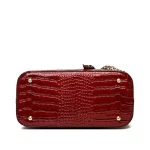 3 In 1 Women Fashion Crocodile Solid PU Tote Bag Three-Piece Set - Image 5