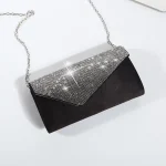 Women'S Fashion Rhinestone Long Evening Bag - Image 6