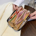 Women'S Fashion Ethnic Style Elephant Print Pu Leather Multi-Card Coin Purse - Image 4