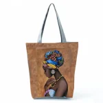 Women'S Cool Girl Print One Shoulder Shopping Bag - Image 2