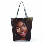 Women'S Cool Girl Print One Shoulder Shopping Bag - Image 8
