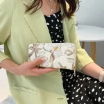 Women Fashion Floral Mid-Length Wallet Coin Purse - Image 4