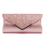 Fashion PU Sequins Decor Evening Clutch Bags